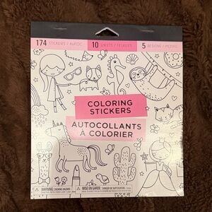 American Greetings Creative Coloring Sticker Set